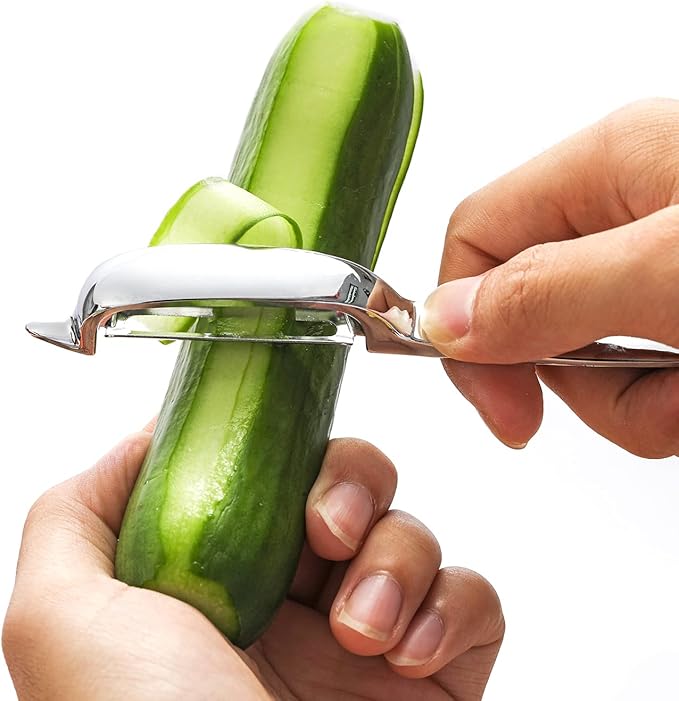Ergonomic Stainless Steel Peeler – Multi-Functional Fruit & Vegetable Peeler, Durable & Easy to Clean Kitchen Tool