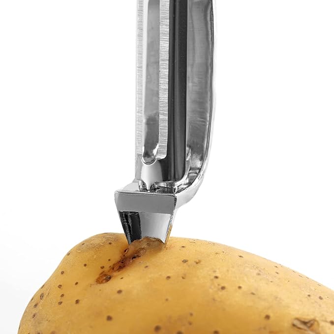 Ergonomic Stainless Steel Peeler – Multi-Functional Fruit & Vegetable Peeler, Durable & Easy to Clean Kitchen Tool