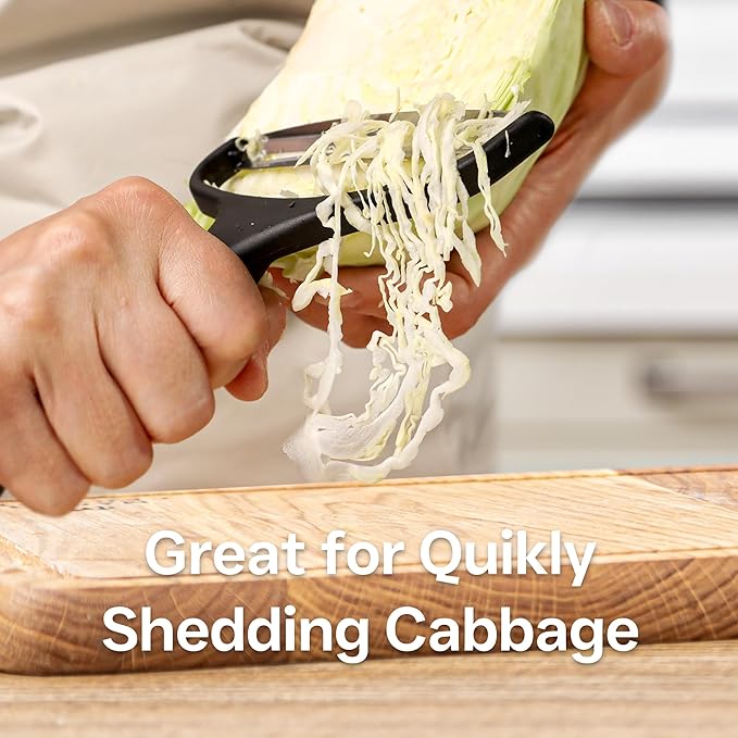 Wide Blade Vegetable & Fruit Peeler – Multi-Functional Kitchen Tool with Ergonomic Handle, Dishwasher Safe